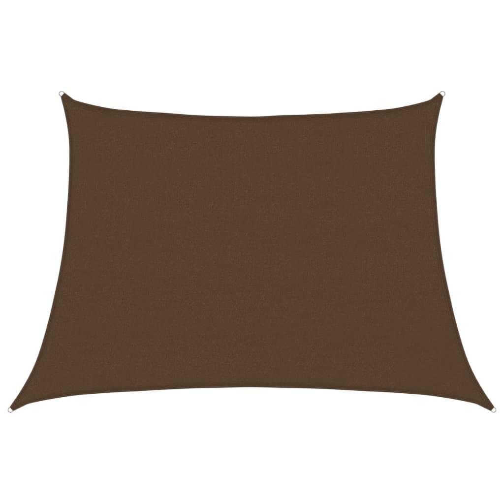 vidaXL Sonnensegel 160 g/m² Braun 4/5x3 m HDPE