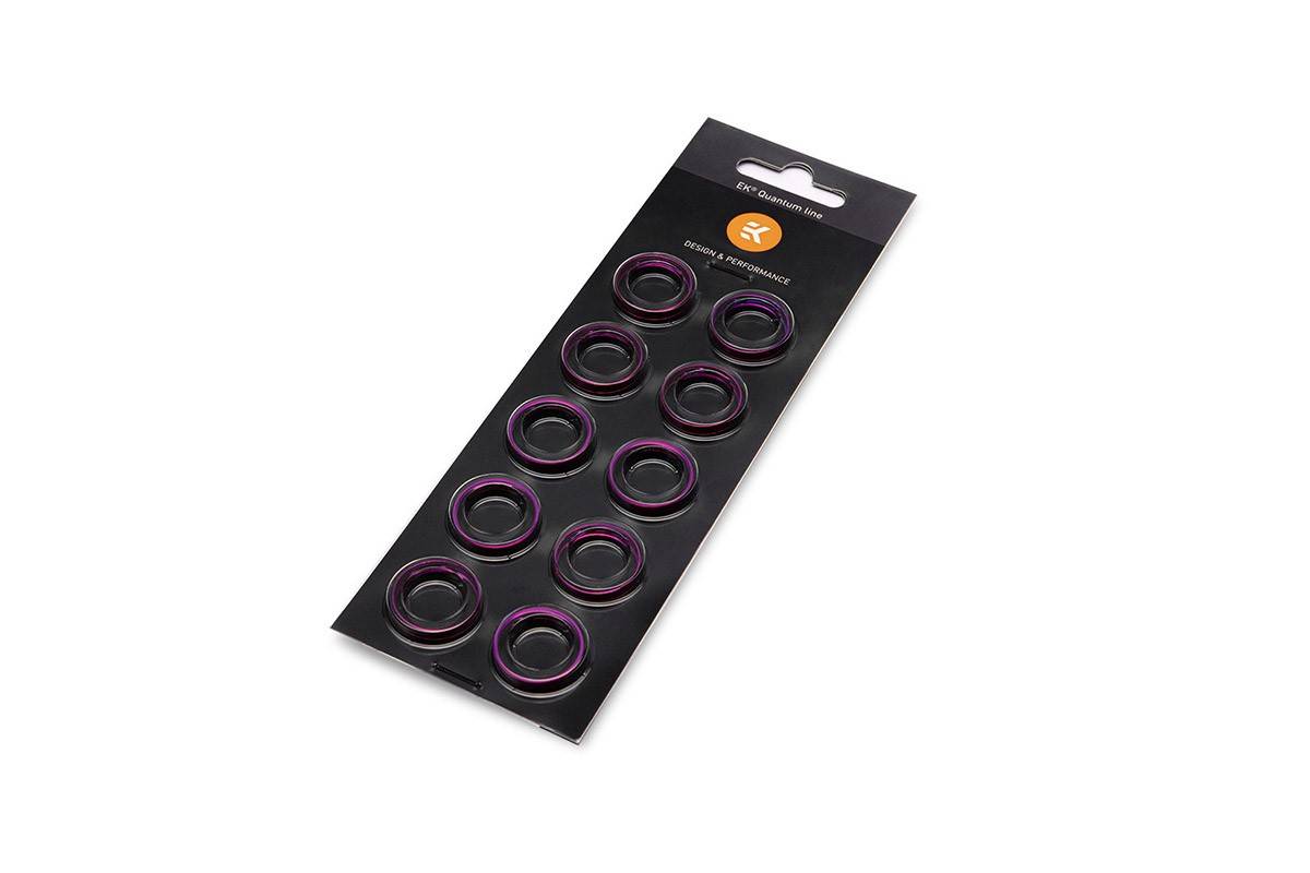 EK Water Blocks EK-Torque STC-16/12 Farbring - 10er Pack, lila