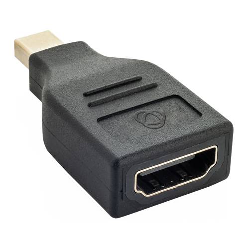 KRAMER AD-MDP/HF/RING - Mini-DisplayPort zu HDMI-Buchse zum Anschluss an AD-Ring - in schwarz