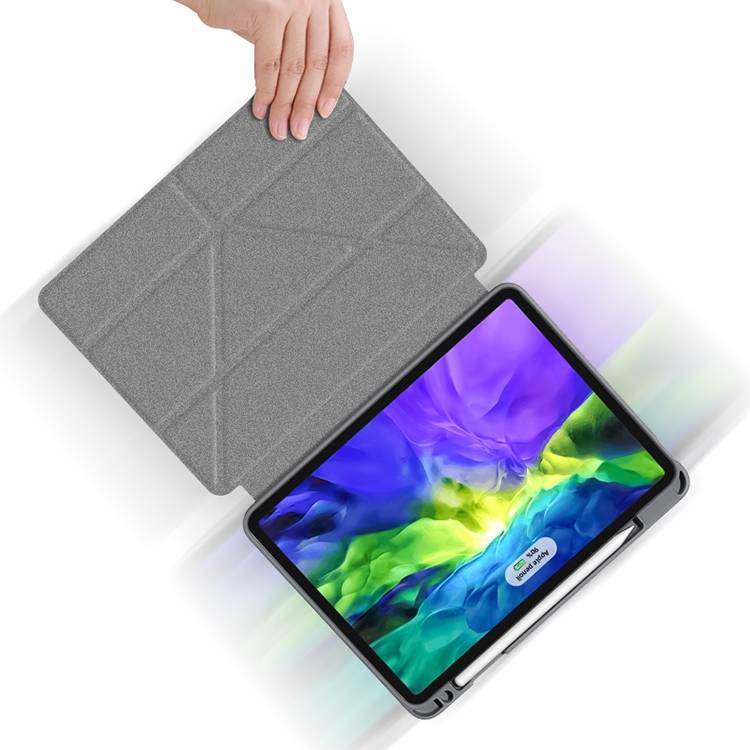 Für Apple iPad Air 11 2024 / Pro 11.0 2021/ 2022 Original Mutural 3 folt Wake UP Smart Cover Tablet Tasche Blau Etuis