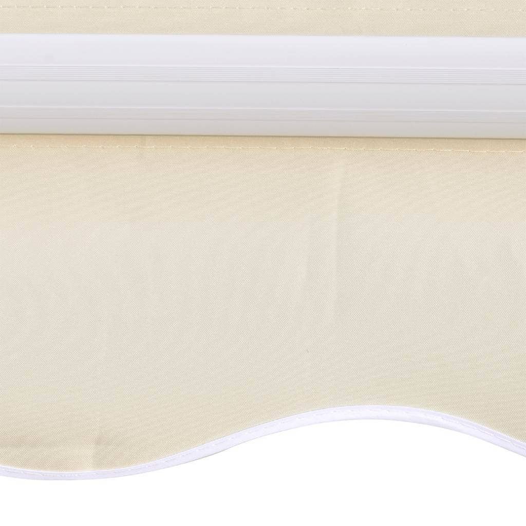 vidaXL Markisenbespannung Canvas Creme 3 x 2,5 m (ohne Rahmen)