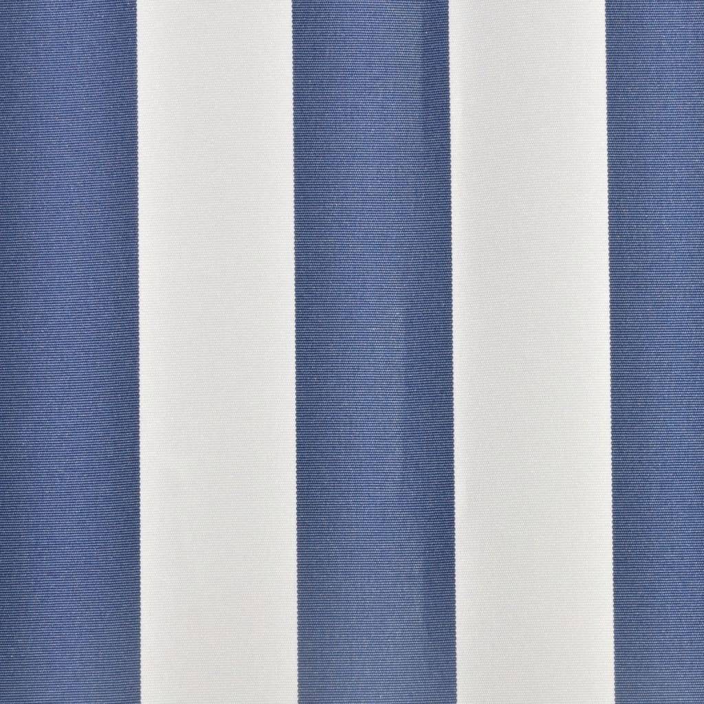 vidaXL Markisenbespannung Canvas Blau & Weiß 350x250 cm