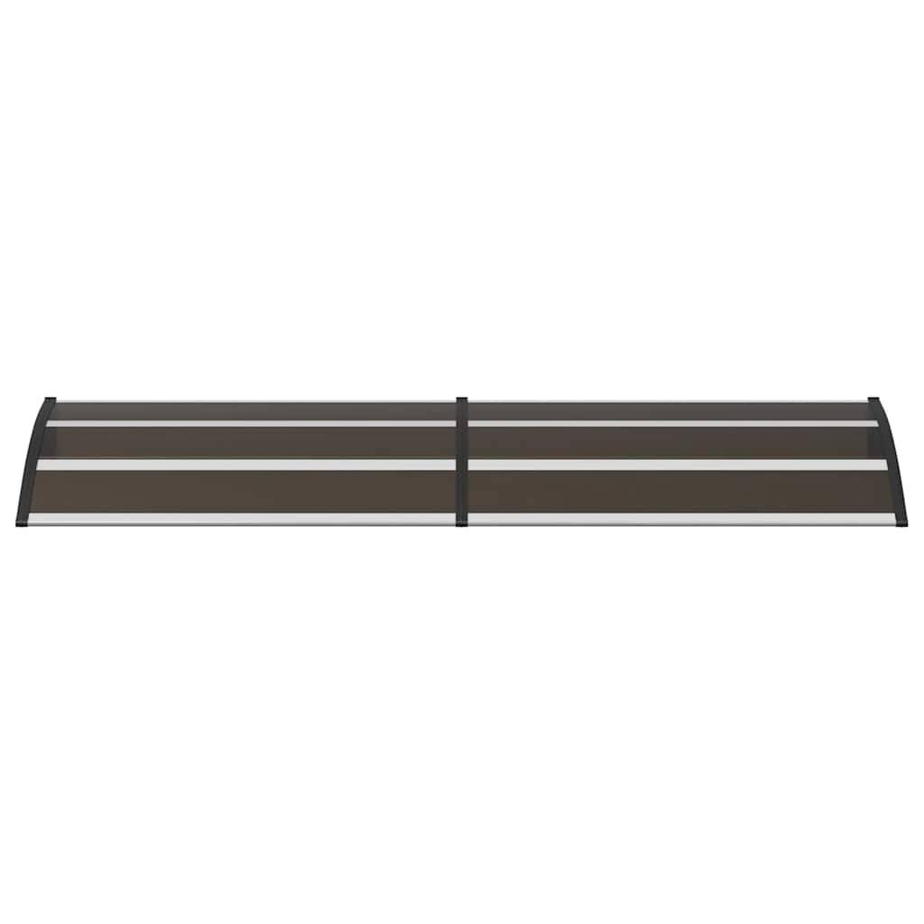 vidaXL Vordach Schwarz 240x75 cm PC