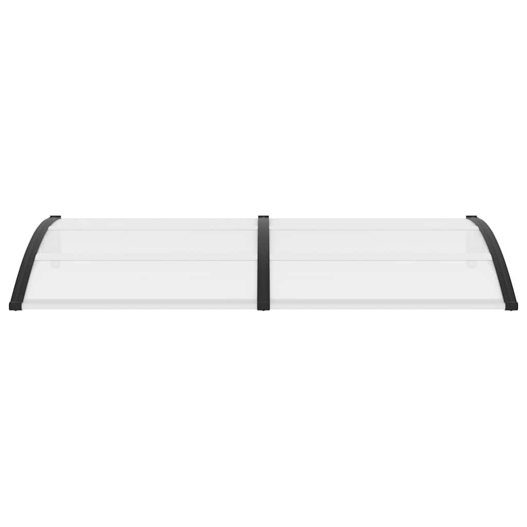 vidaXL Türvordach Schwarz 200×100 cm PC