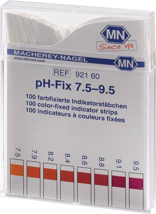 Messstäbchen pH-Wert 7,5-9,5 100 St.Dose OPTA
