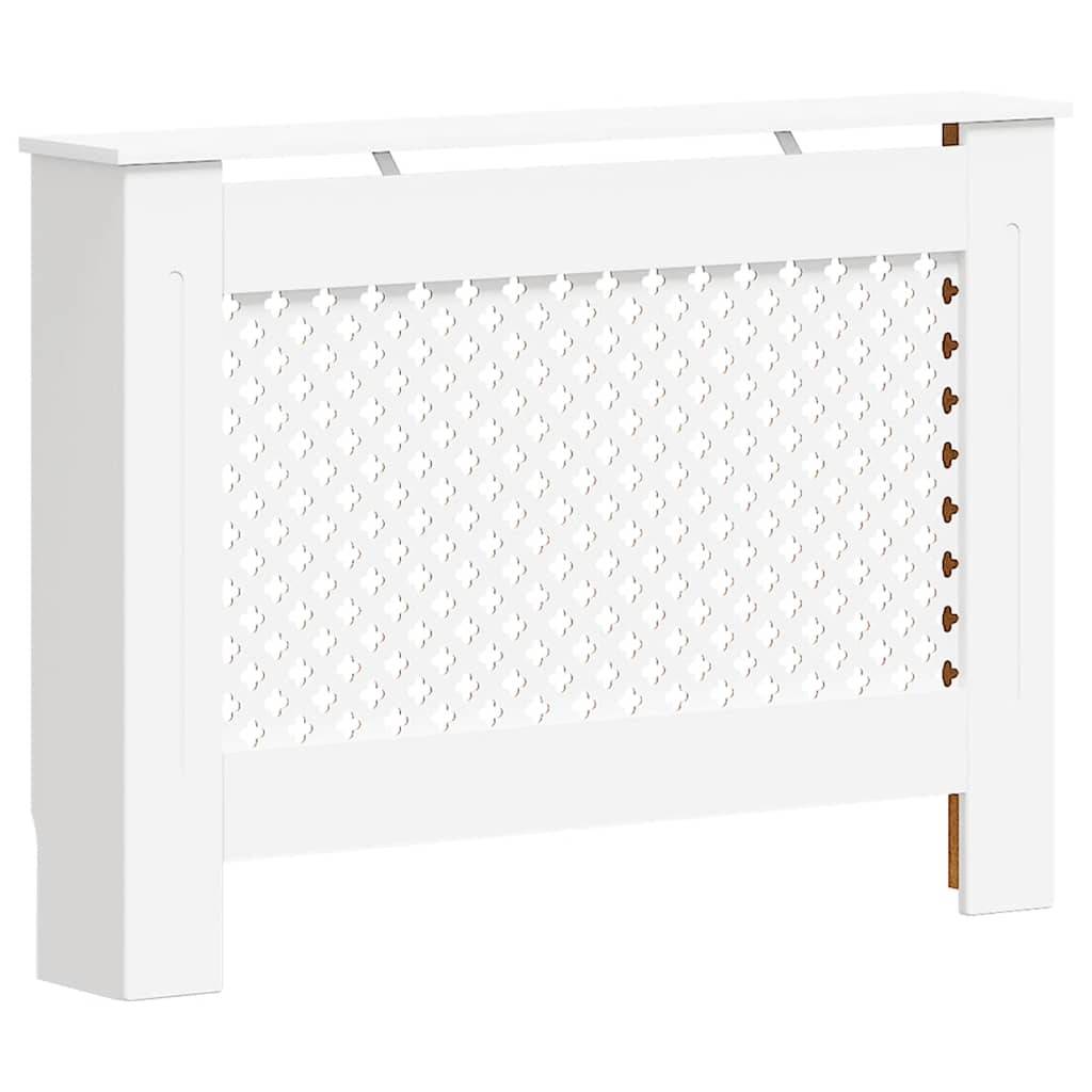 vidaXL Heizkörperabdeckung Weiß 112×19×81,5 cm MDF