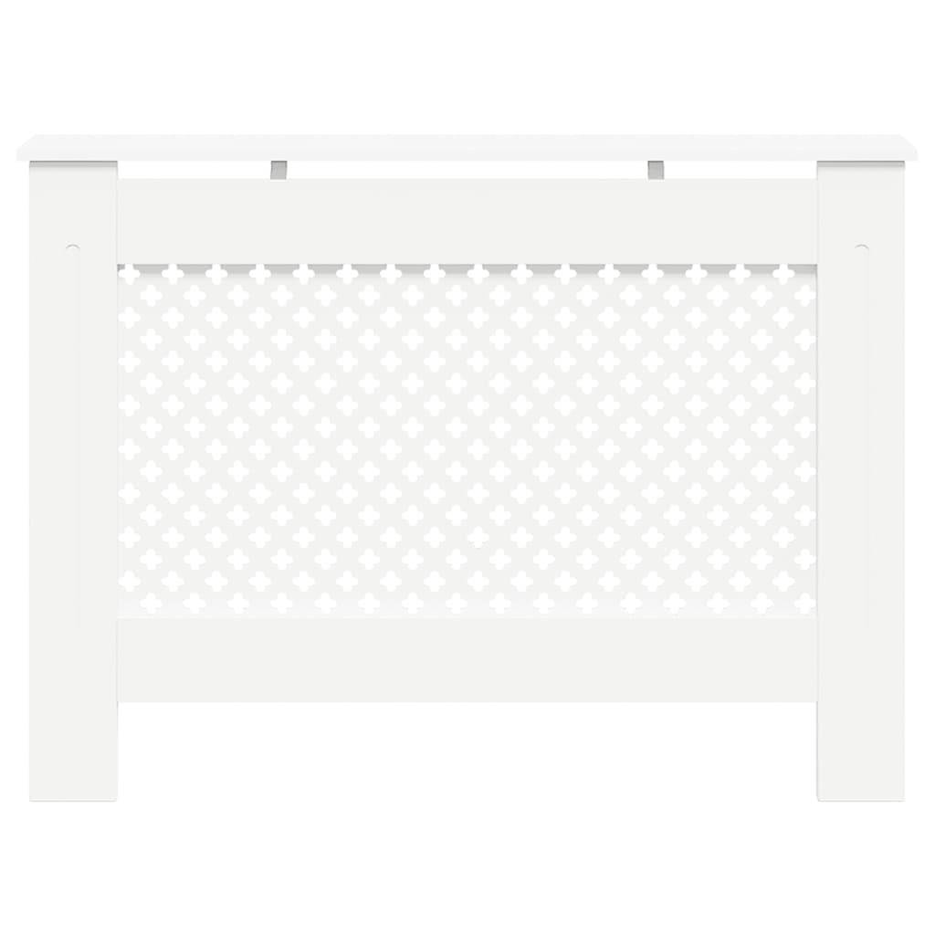 vidaXL Heizkörperabdeckung Weiß 112×19×81,5 cm MDF