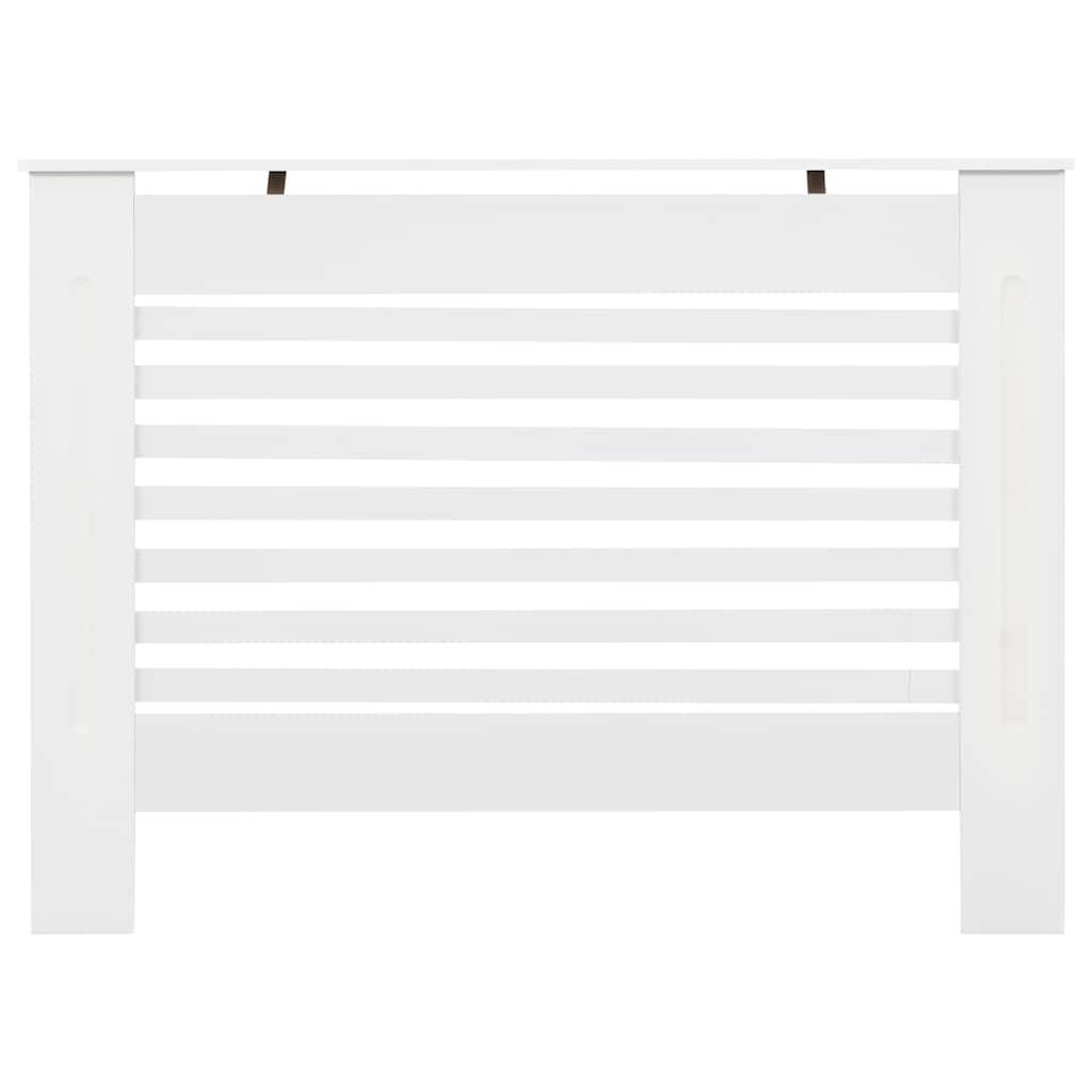 vidaXL Heizkörperabdeckung Weiß 112×19×81,5 cm MDF