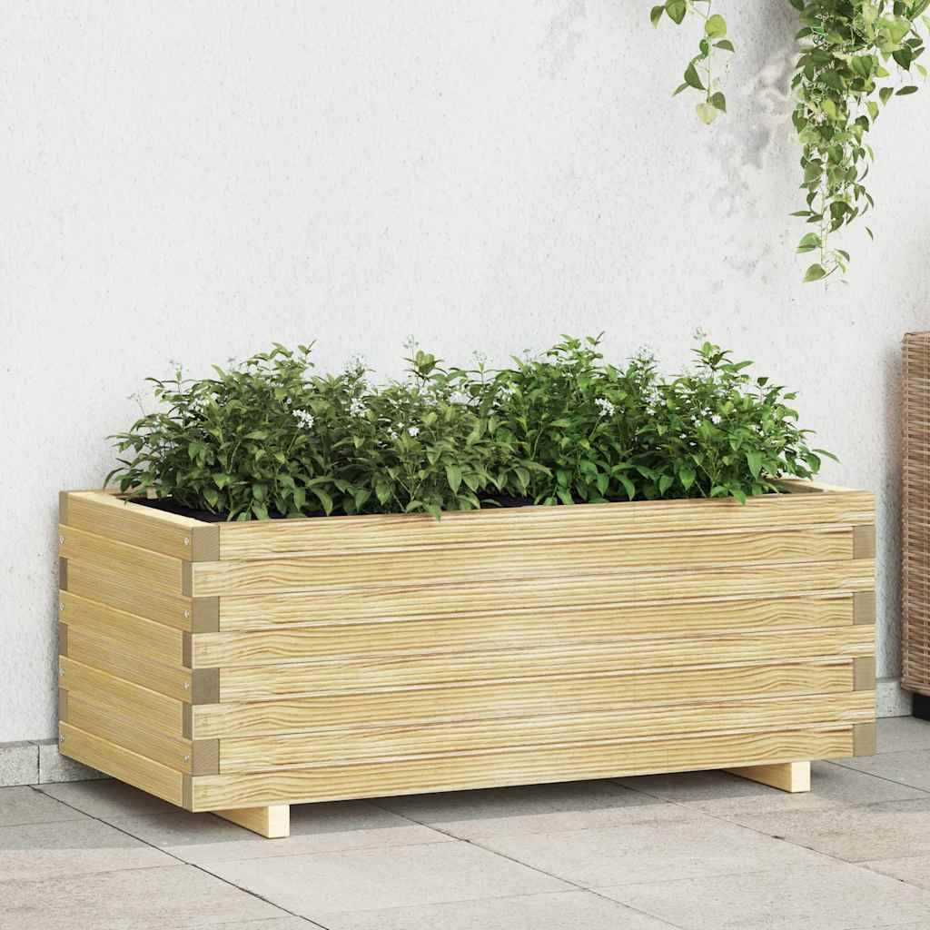vidaXL Hochbeet 100x50x40 cm Holz Rechteckig