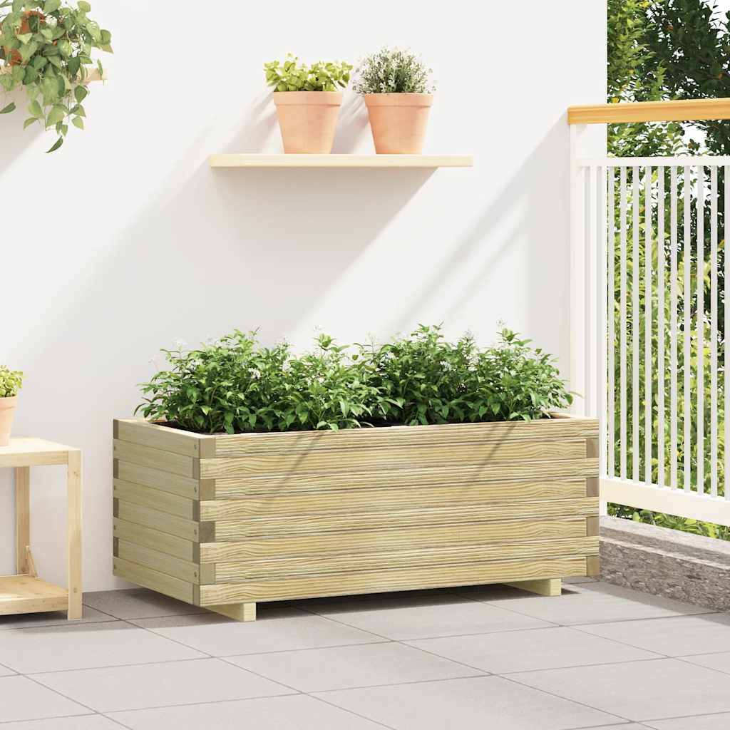 vidaXL Hochbeet 100x50x40 cm Holz Rechteckig