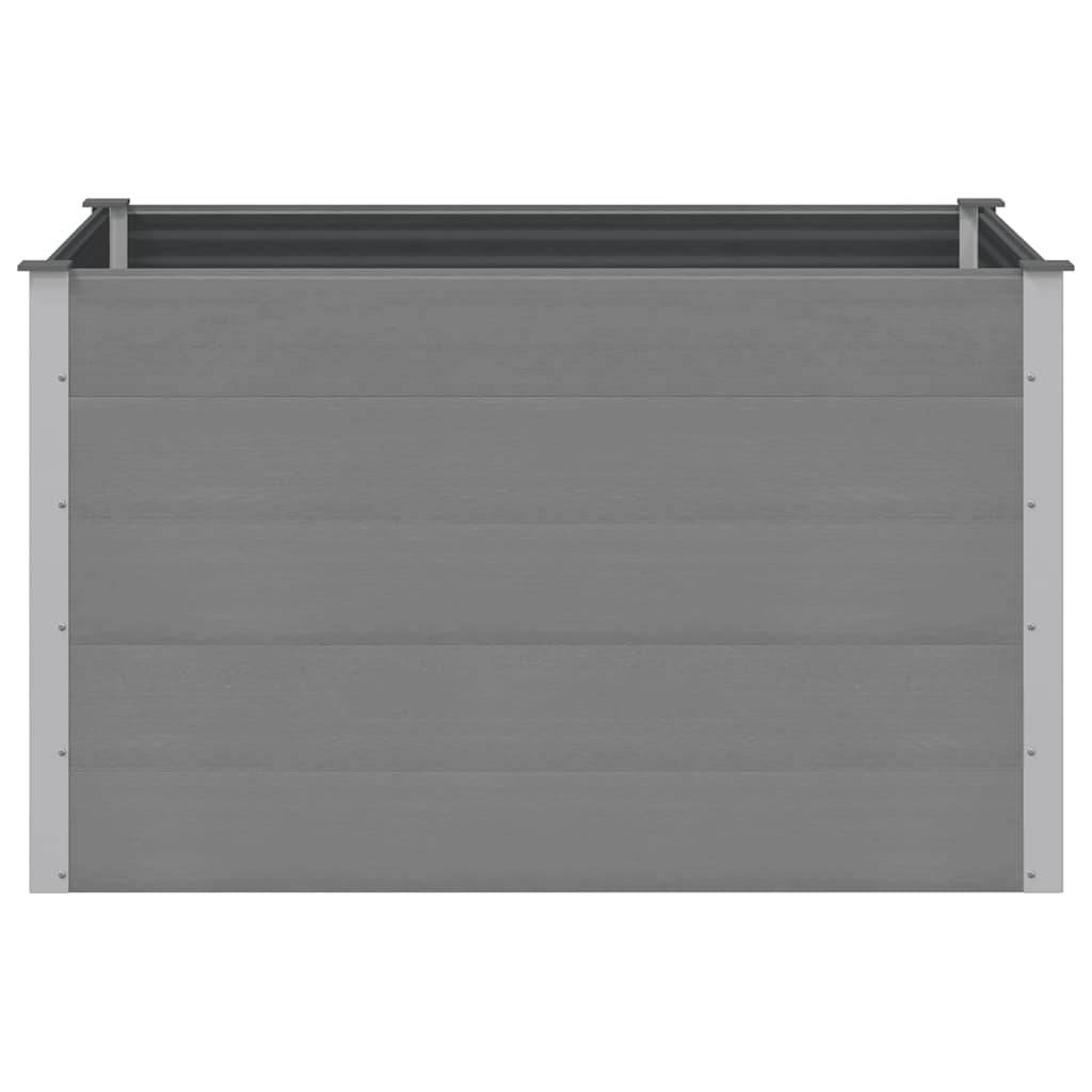 vidaXL Garten-Hochbeet WPC 150x100x91 cm Grau