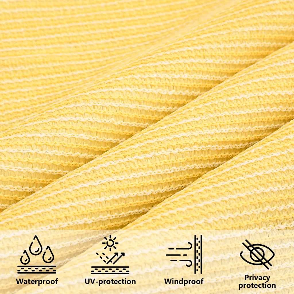 vidaXL Sonnensegel 160 g/m² Beige 2x3,5 m HDPE