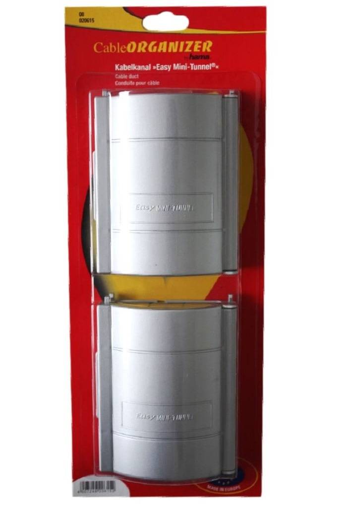 Kabelkanal Easy Mini Tunnel 12cm Silber