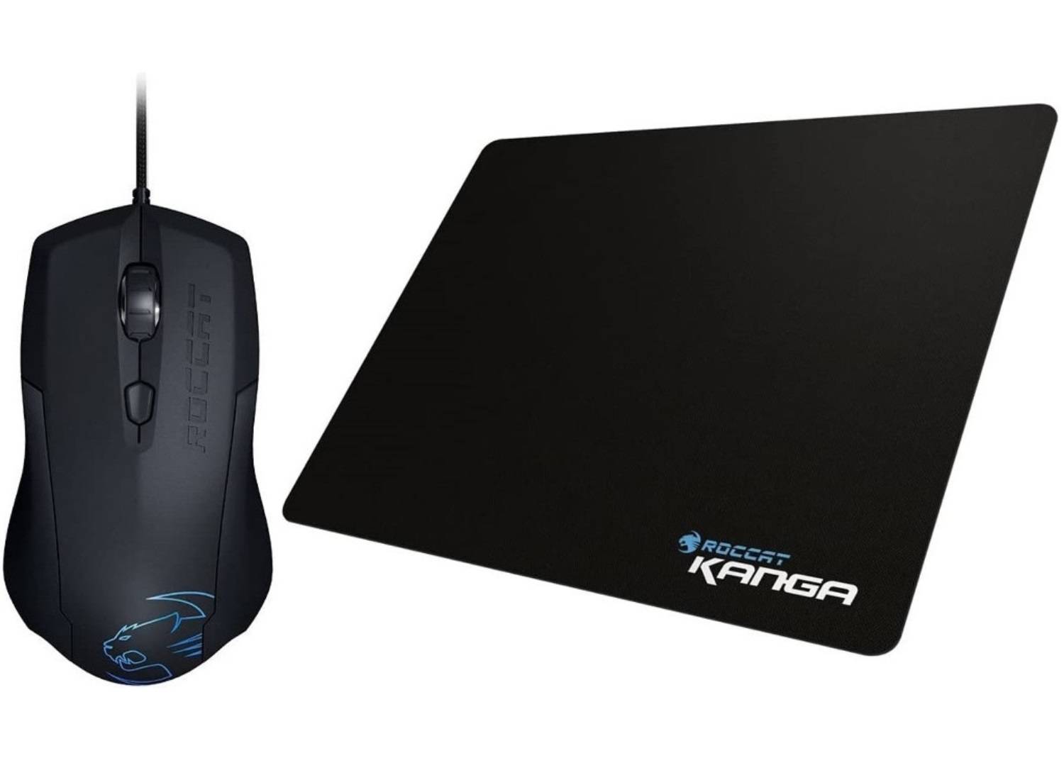 Lua Tri-Button Mouse + Kanga Mini Cloth Mousepad Gaming Bundle