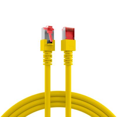 RJ45 Patchkabel Cat.6 S/FTP LSZH -- gelb 0,15m Kupferverkabelung