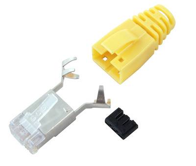 RJ45-Stewart Cat.6 SS39 geschirmt, ohne Knickschutz