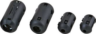 Ferrit-Ringkern 7,5mm, schwarz, rund Multimedia Serielle und Paralelle Kabel und Adapter + Konverter