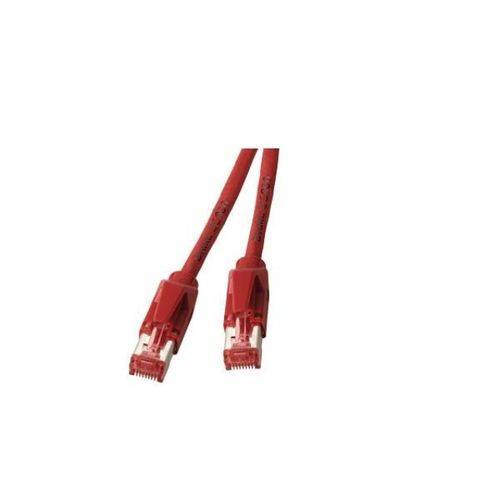 EFB Elektronik K8052.1 RJ45 Netzwerkkabel, Patchkabel CAT 6a S/FTP 1.00 m Rot vergoldete Steckkontakte 1 St.