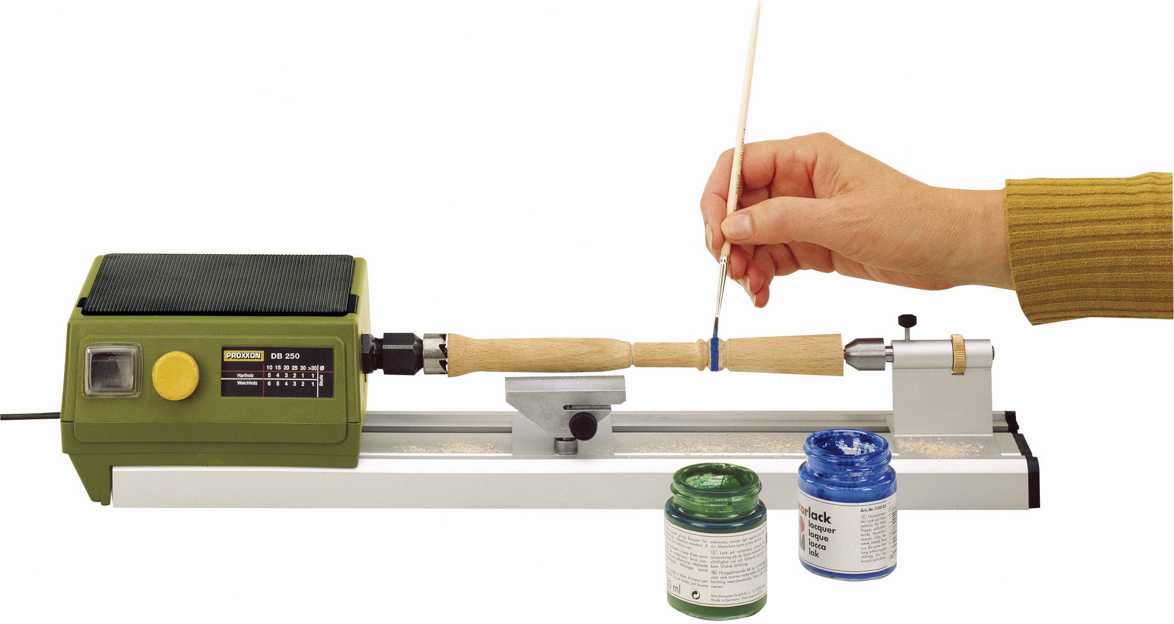 Proxxon Micromot DB 250 Holz Drehmaschine 100W