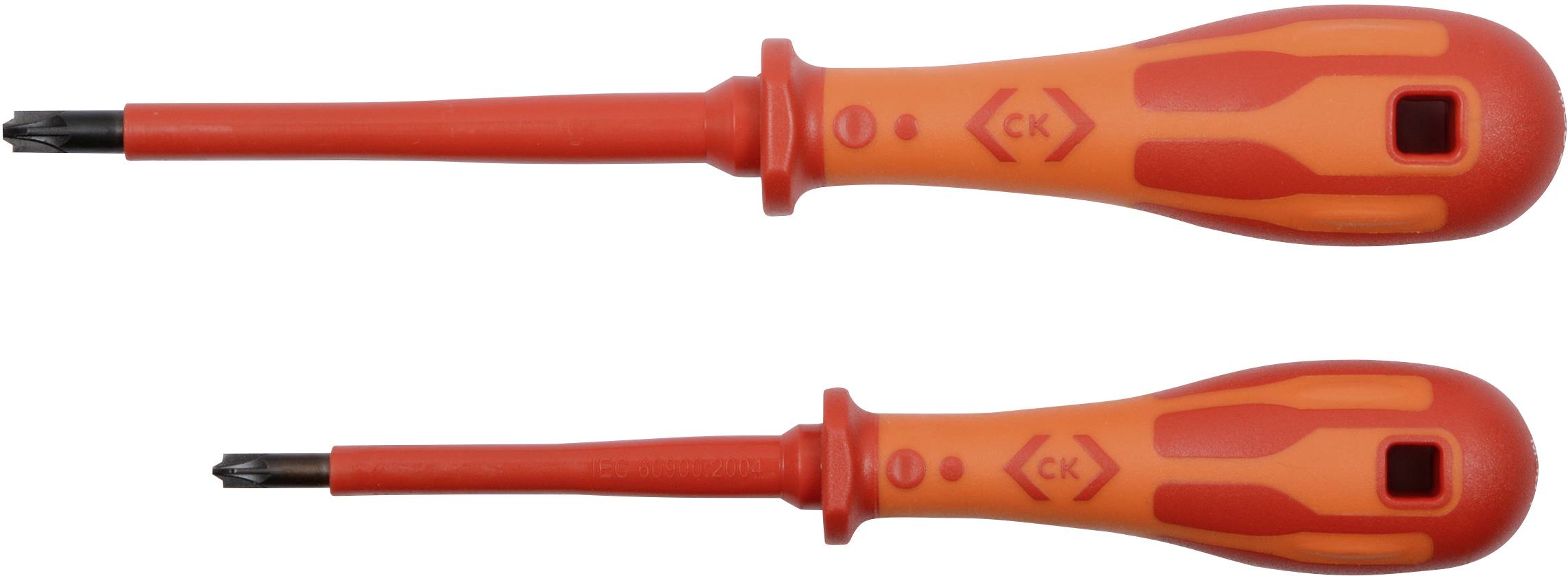 C.K VDE Schraubendreher-Set 2teilig Kreuzschlitz Pozidriv