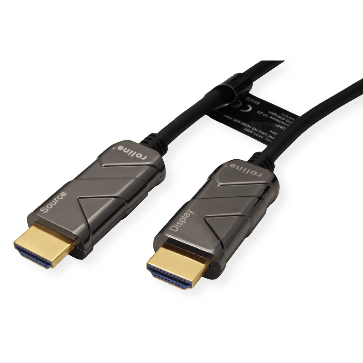 ROLINE Ultra HDMI Aktiv Optisches 8K Kabel, 30 m