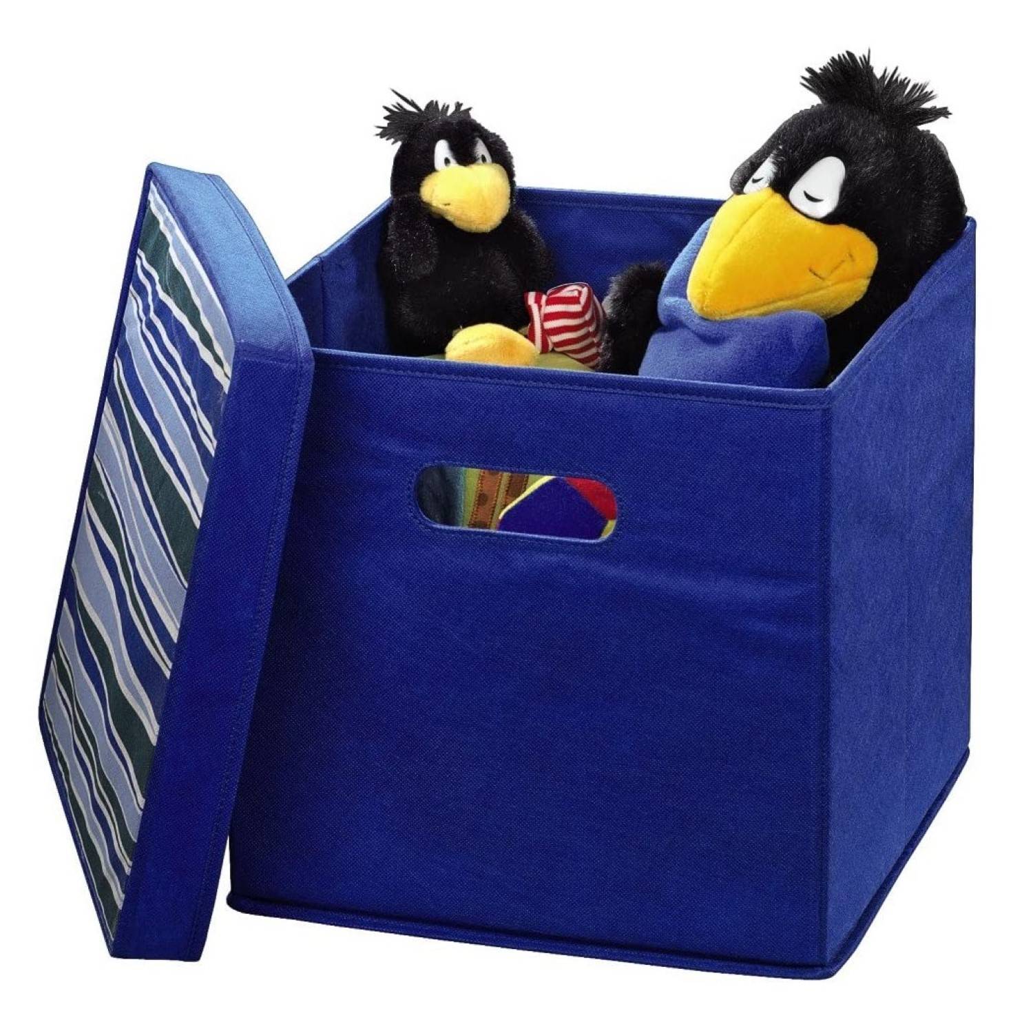 Faltbare Universalbox mit Deckel Blau