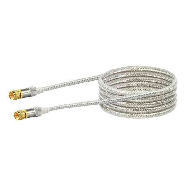 Schwaiger Sat Empfängerkabel 110 dB 1,5m Weiß
