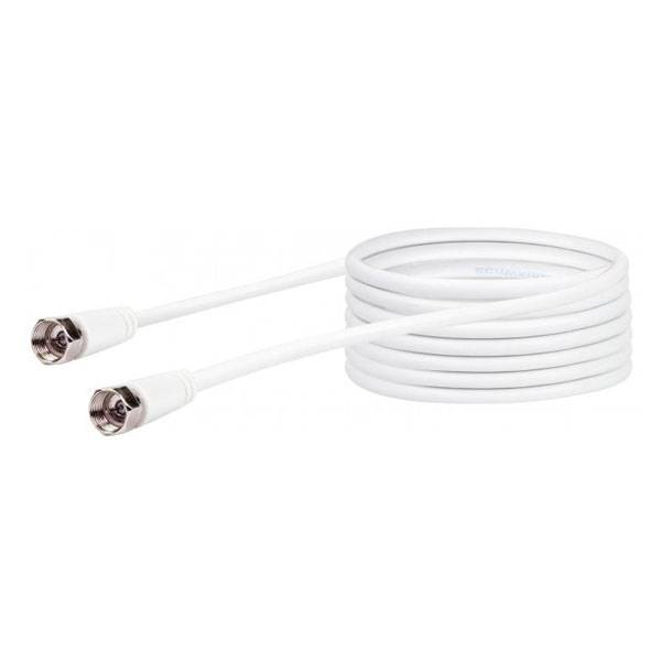 Schwaiger KVCHQ100 532 Anschlusskabel F-St./F-St. 90dB 10m weiß
