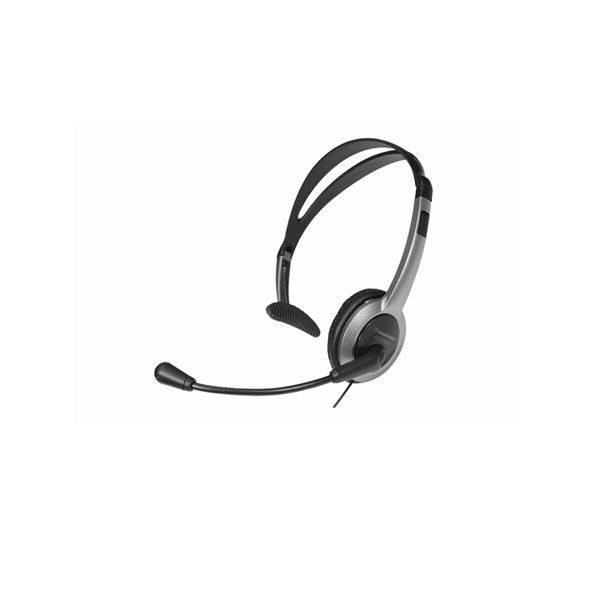 Panasonic RP-TCA 430 Telefon On Ear Headset kabelgebunden Mono Silber, Schwarz Mikrofon-Stummschaltung