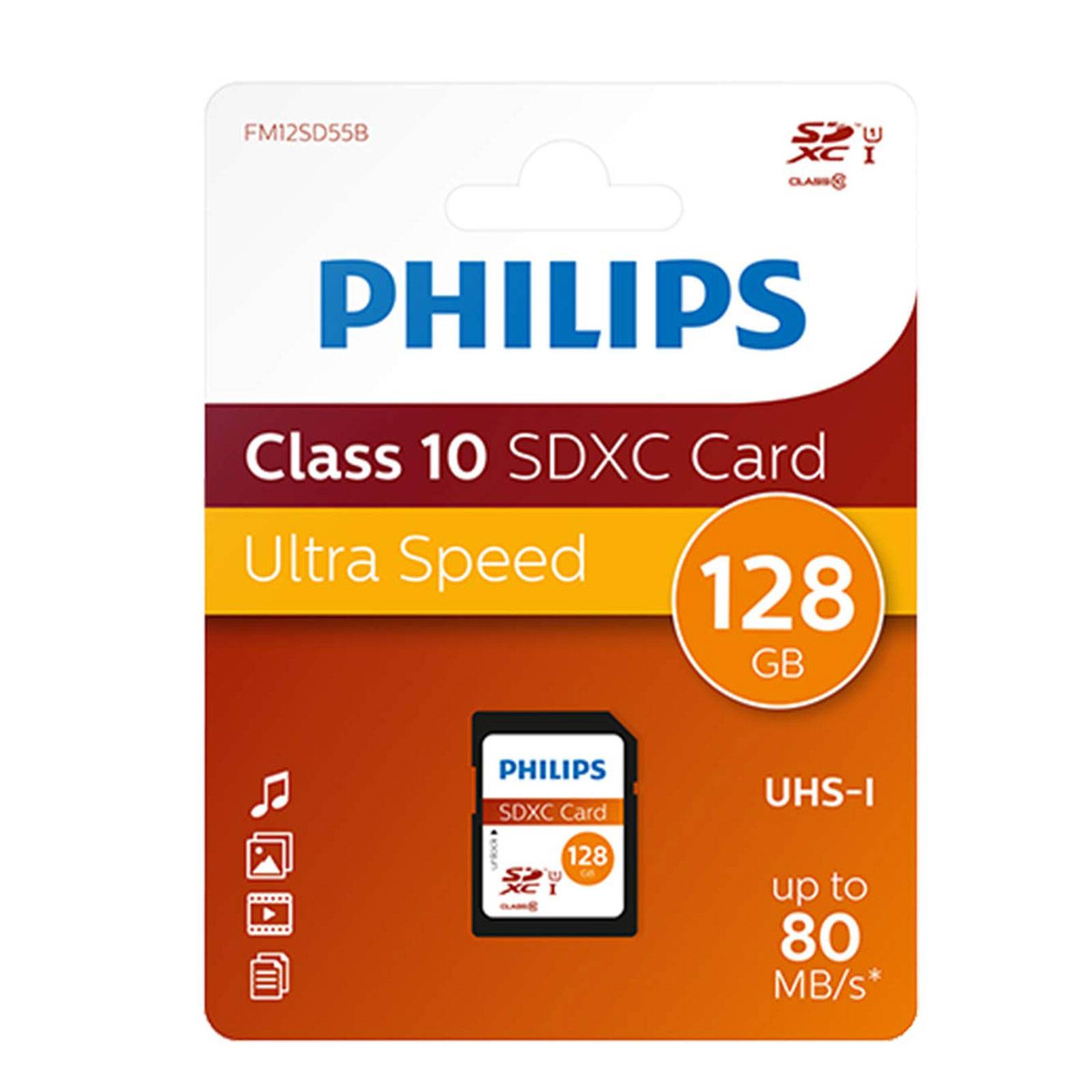 Philips FM12SD55B/00 SDXC-Karte 128 GB Class 10