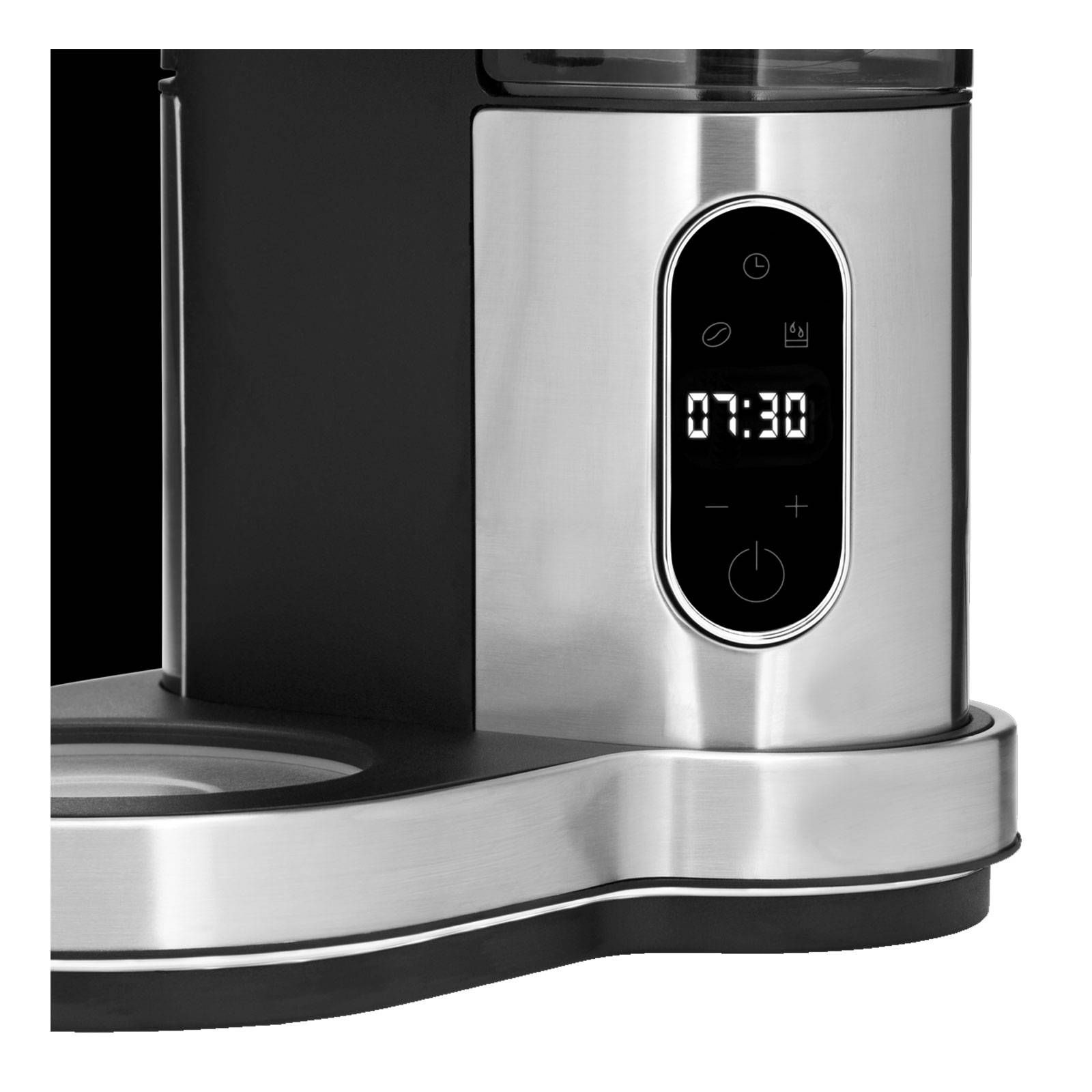 WMF LUMERO Glas Kaffeemaschine Edelstahl, Schwarz Fassungsvermögen Tassen=10