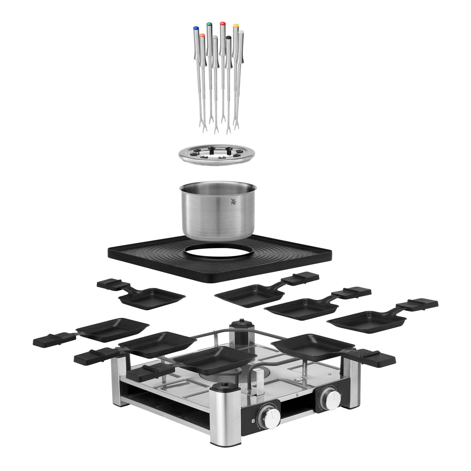 WMF Lumero 415480011 Multigrill Schwarz, Chrom