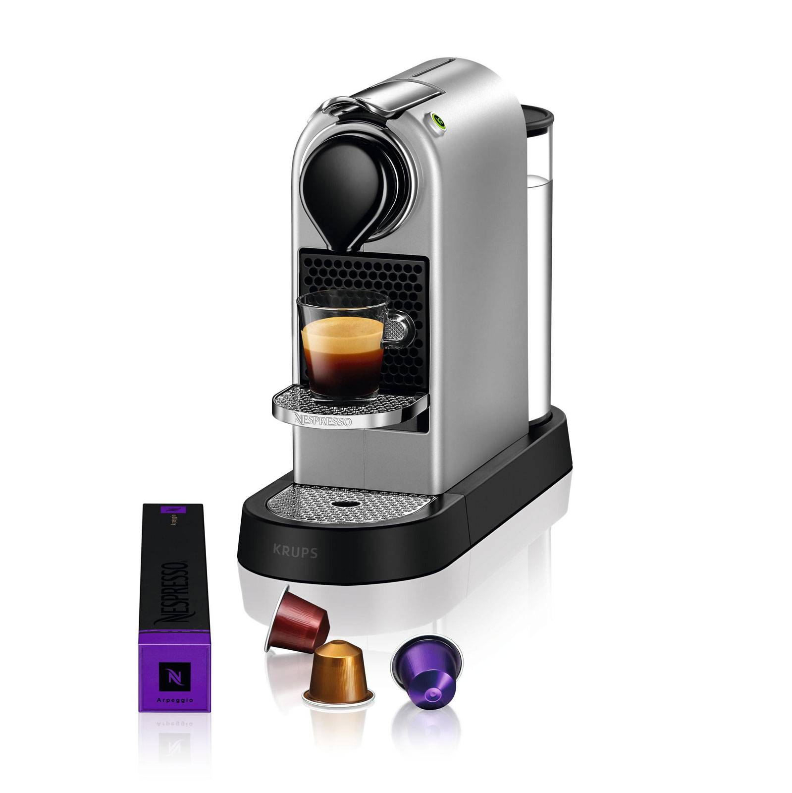 Krups Nespresso XN741B - Espressomaschine - Kaffeekapsel - Silber