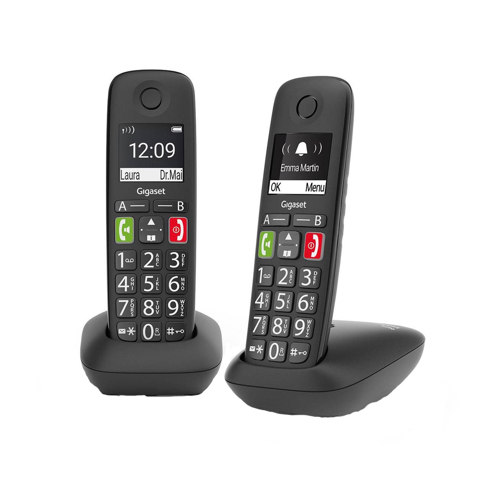 L36852-H2921-B101 - Gigaset E290A Duo schwarz