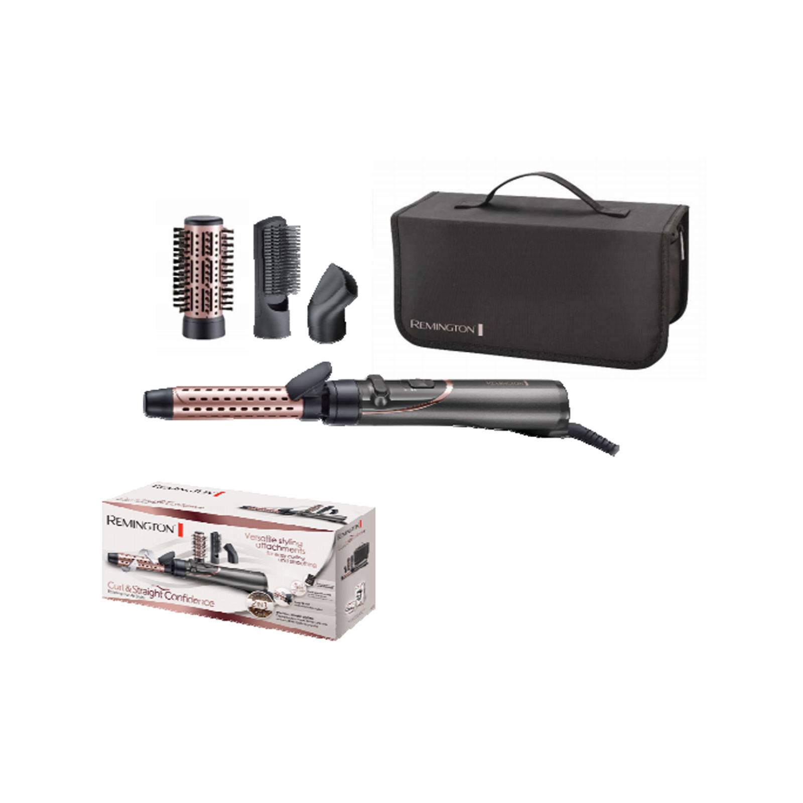 Remington AS 8606 Curl & Straight Confidence Warmluftbürste anthrazit / rose