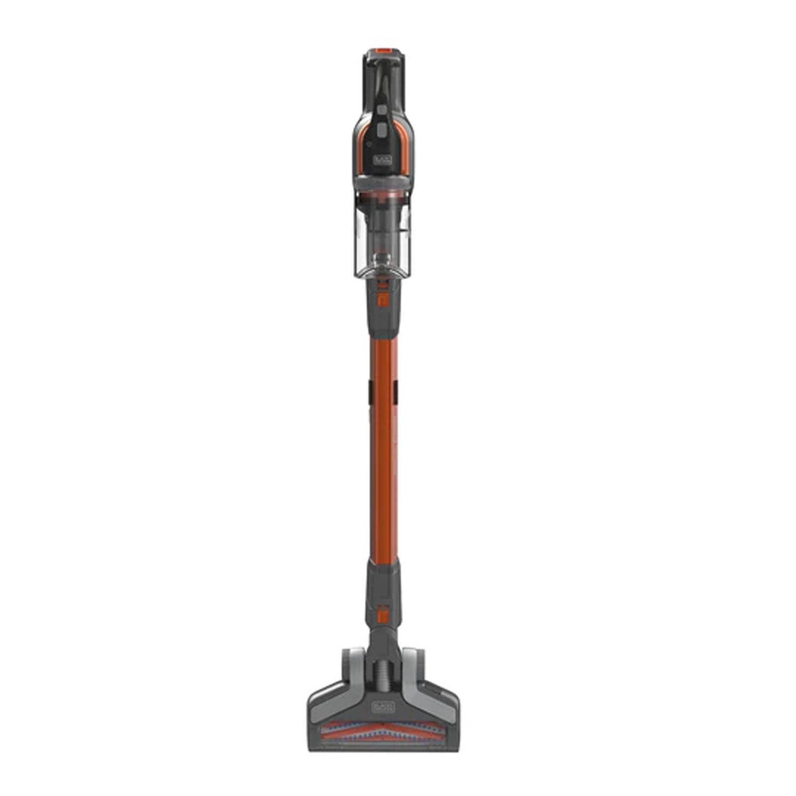 Black + Decker BHFEV182C2 18V Akku-Stielsauger Handstaubsauger Orange mit 2. Akku