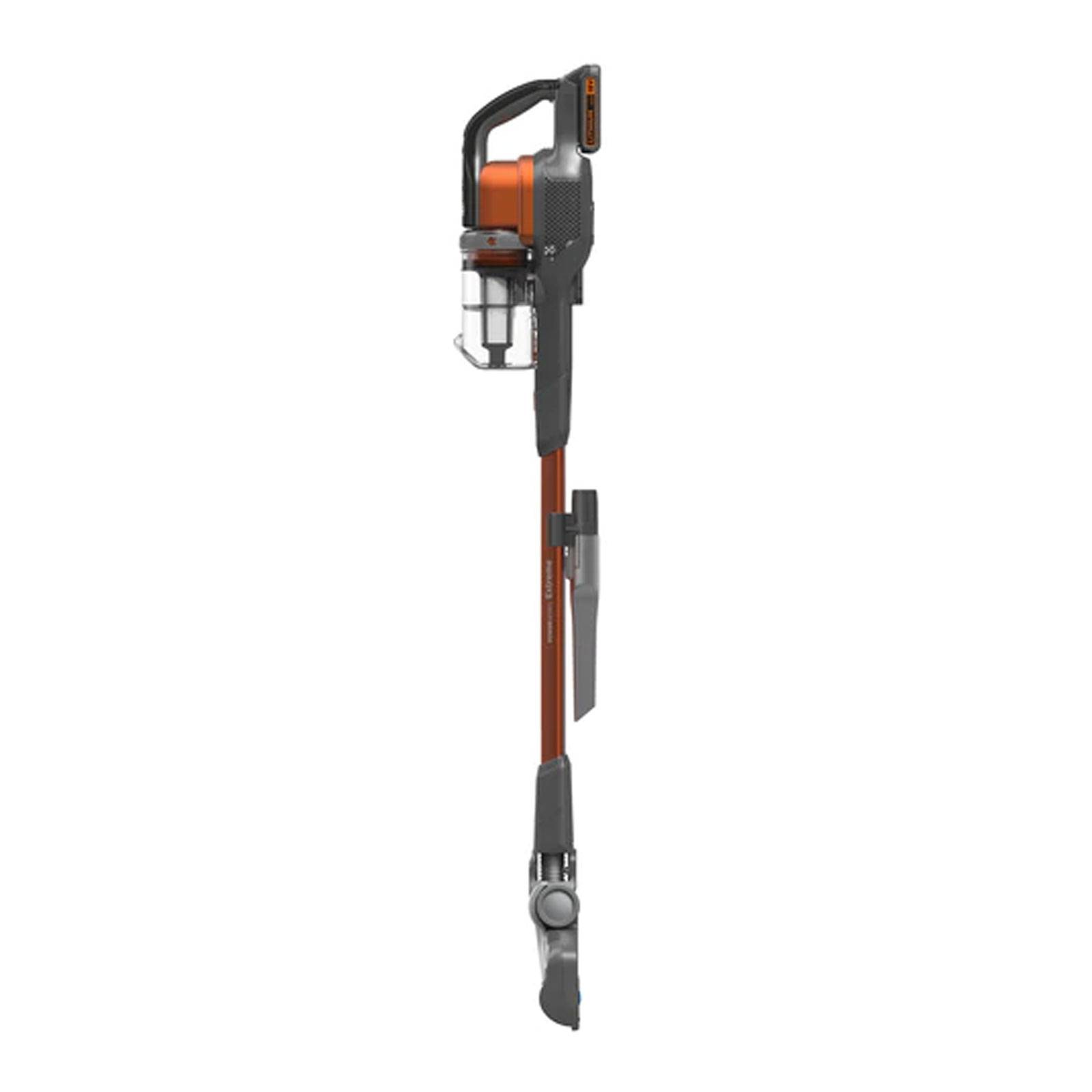 Black + Decker BHFEV182C2 18V Akku-Stielsauger Handstaubsauger Orange mit 2. Akku