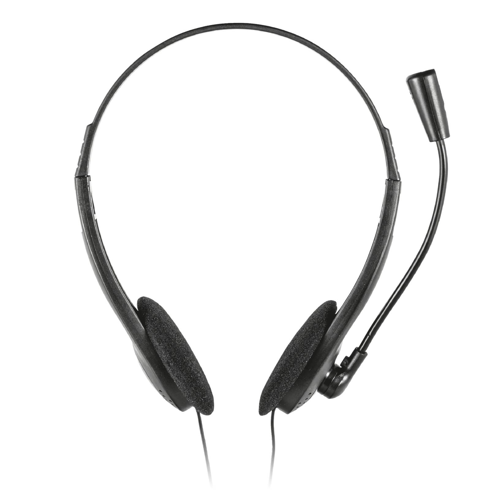 Trust PC Headset mit Mikrofon, 3.5mm, leicht, Schwarz