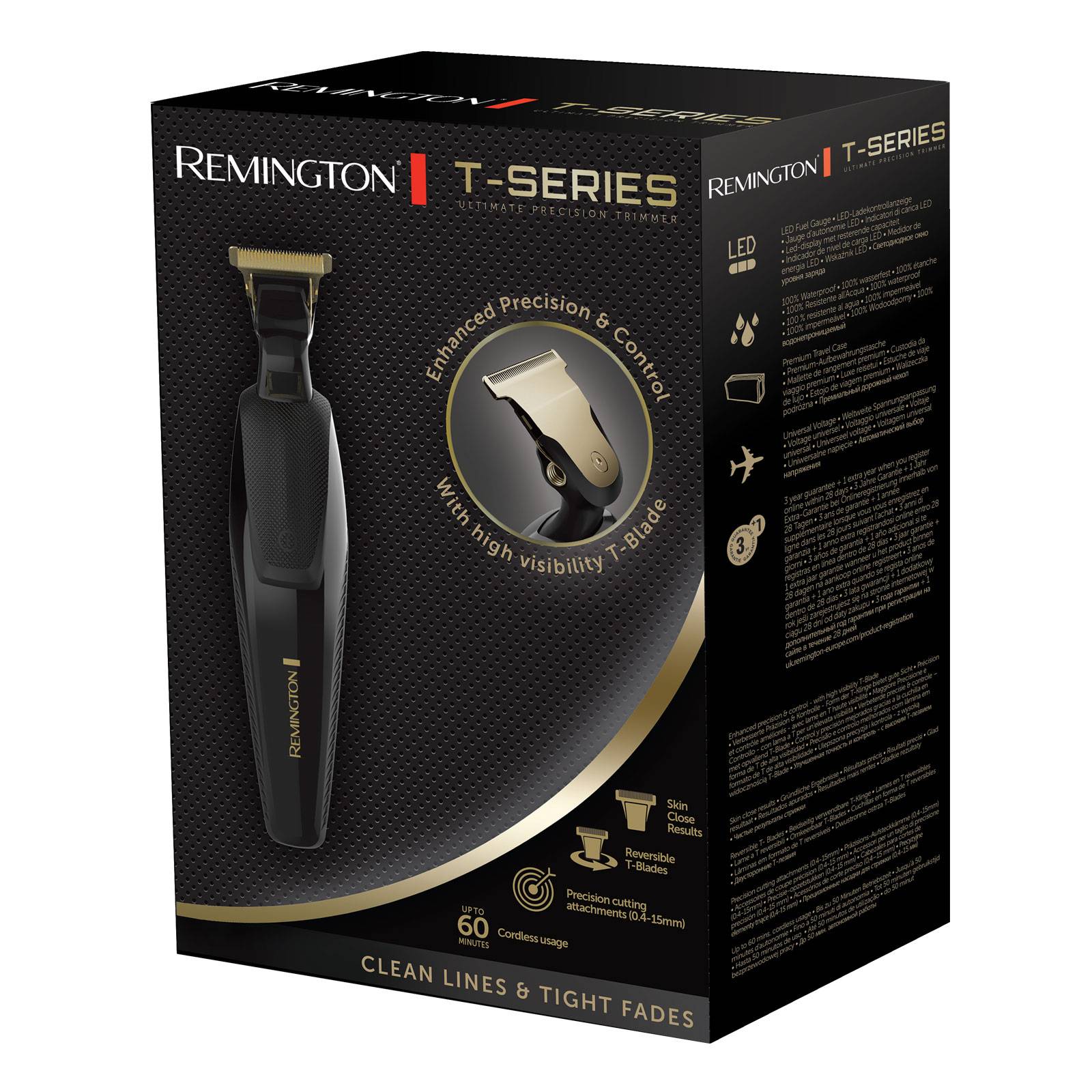 Remington MB 7000 T-Series Präzisionstrimmer schwarz / gold