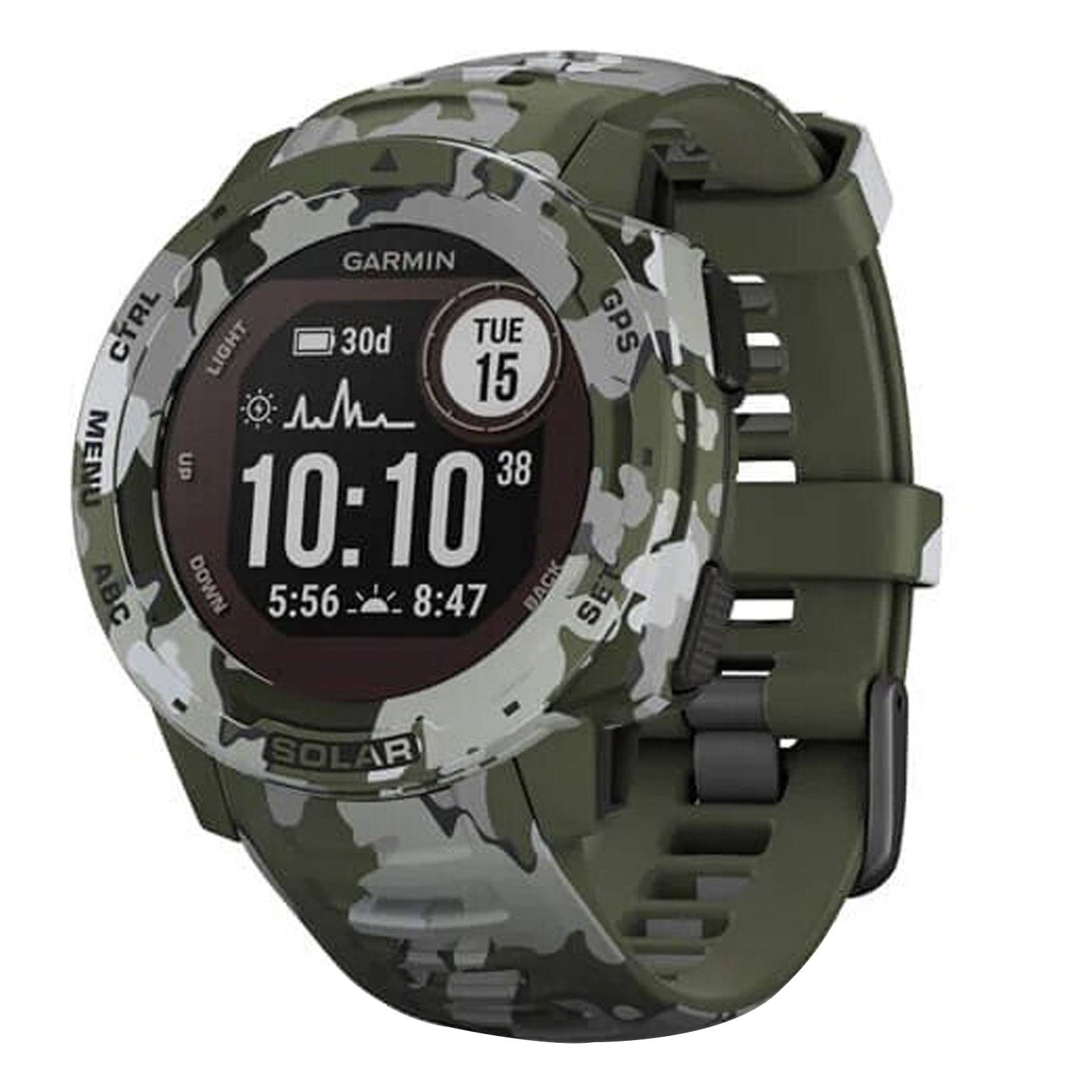 Garmin Instinct Solar Camo Grün