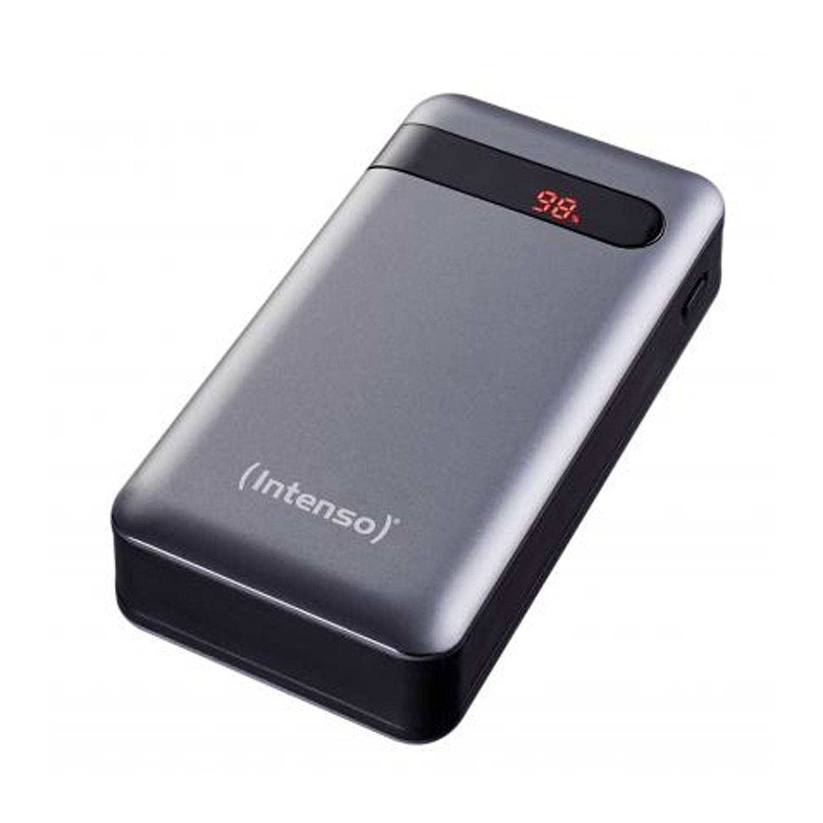 Intenso PD20000 Powerbank 20000 mAh Quick Charge 3.0, Power Delivery 3.0 LiPo Schwarz Statusanzeige