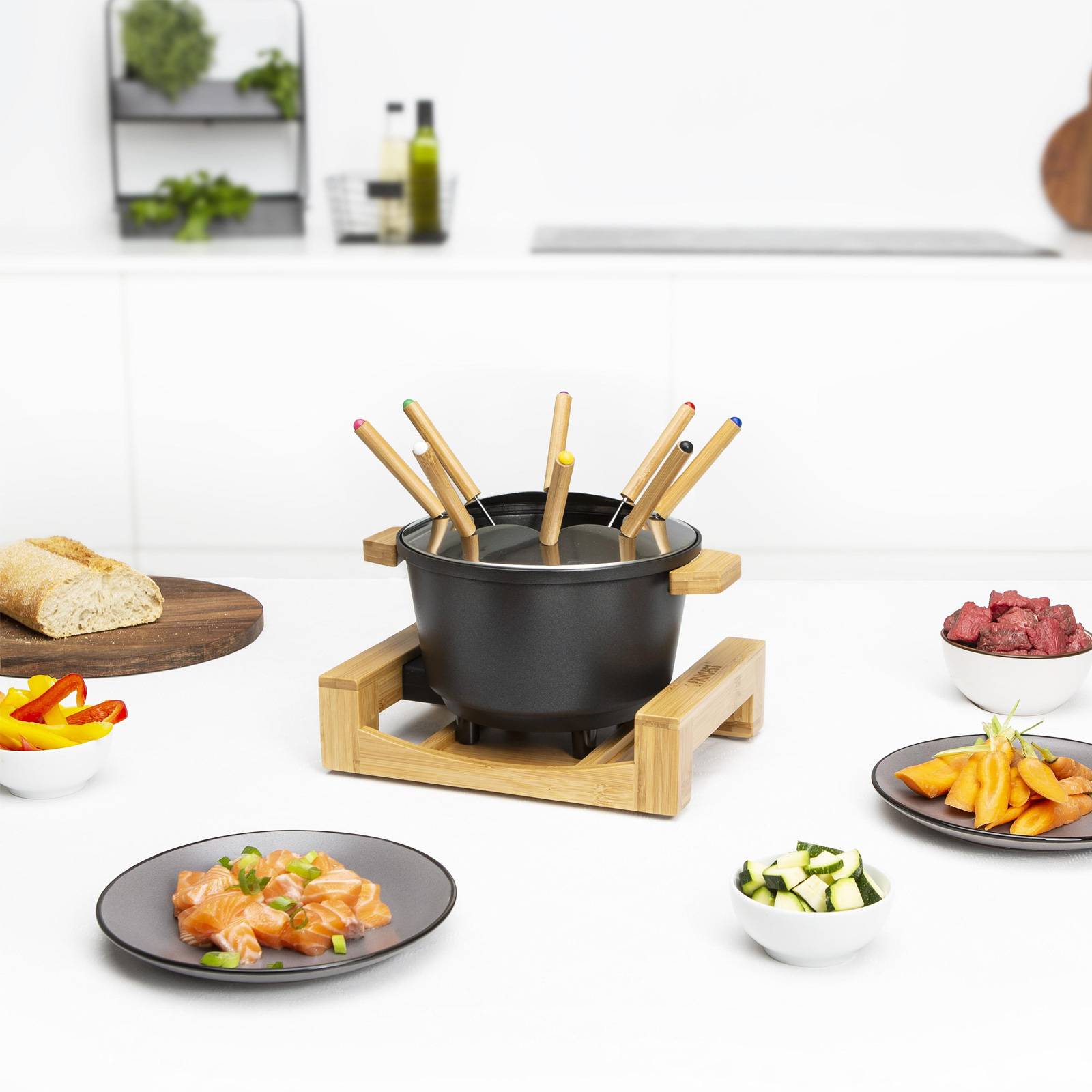 Princess Pur Fondue 800 W Schwarz