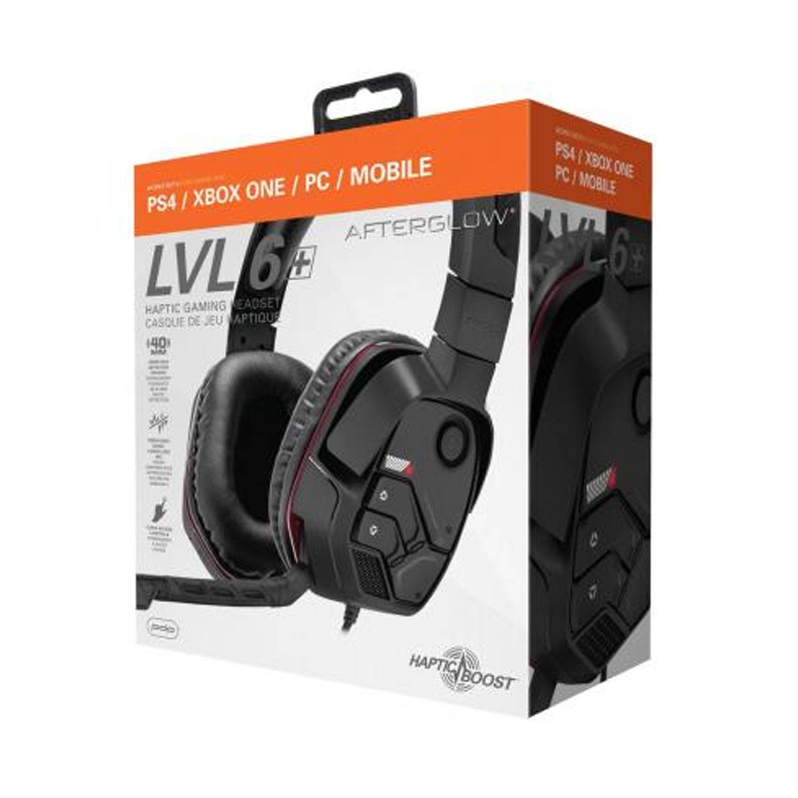 PDP PS4 HEADSET AFTERGL. LVL6+