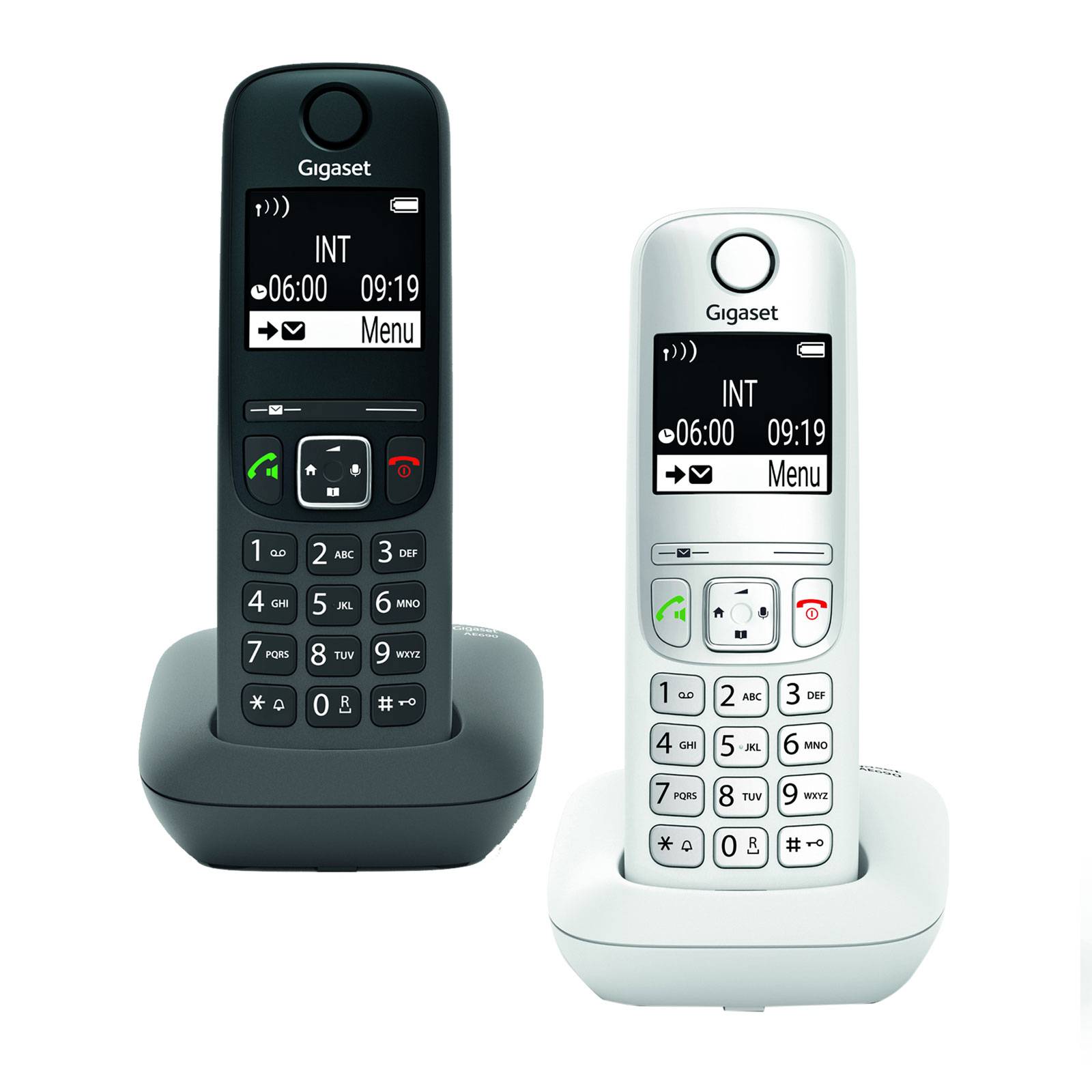 Gigaset AE690 - Analoges/DECT-Telefon - Kabelloses Mobilteil - Freisprecheinrich