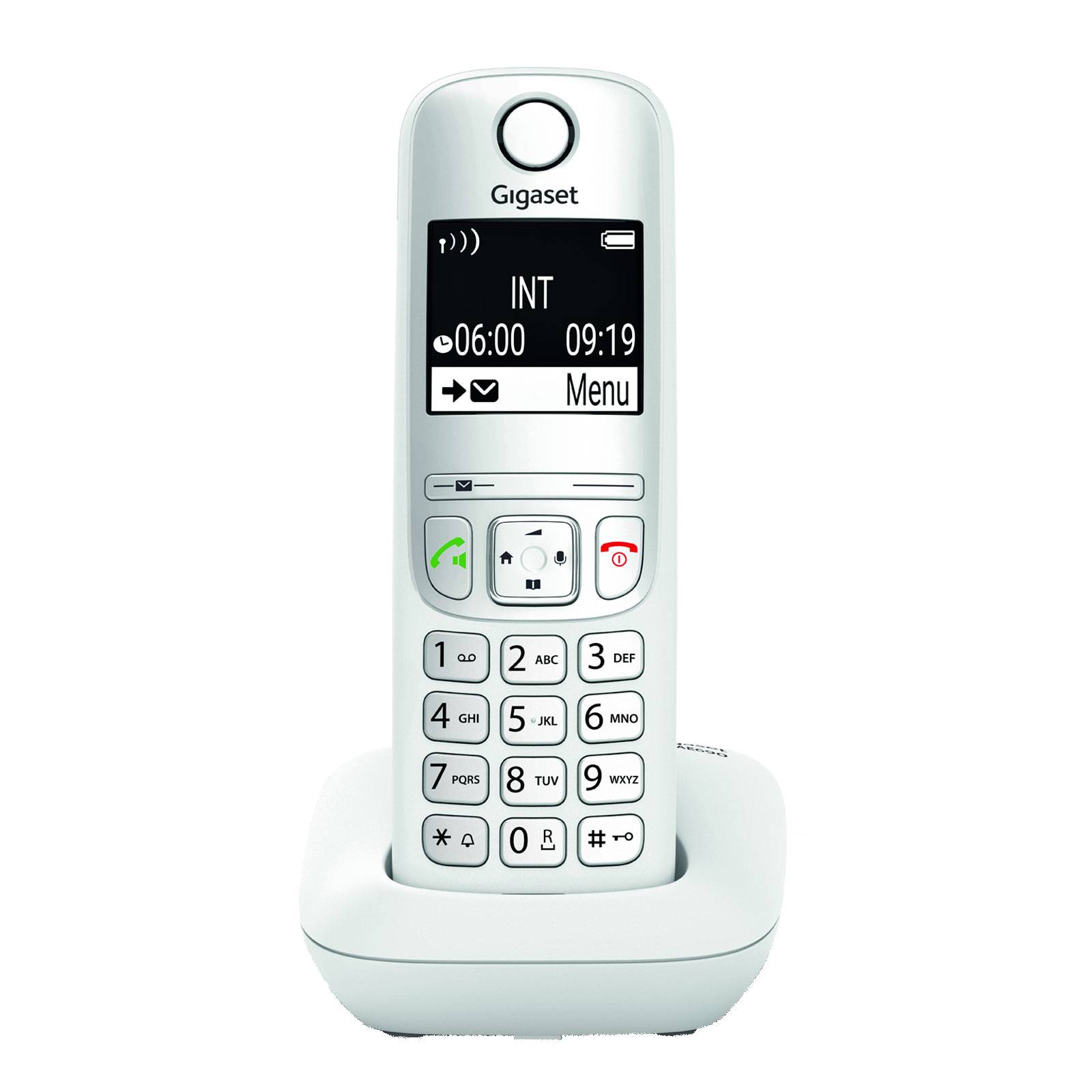 Gigaset AE690, Analoges/DECT-Telefon, Kabelloses Mobilteil, Freisprecheinrichtung, 100 Eintragungen, Anrufer-Identifikat