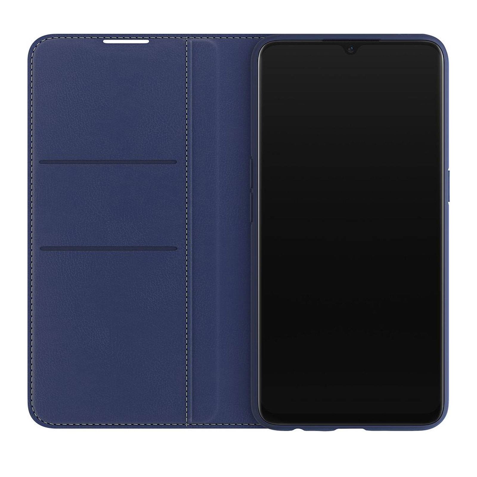Oppo Bookcover für Find X2 Pro dunkelblau
