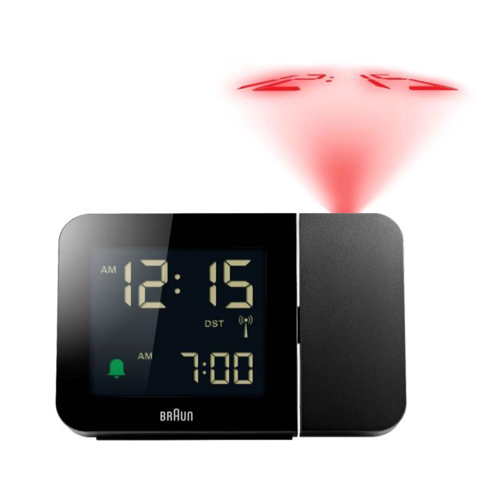 Braun BC15B-DCF Funk Wecker Schwarz