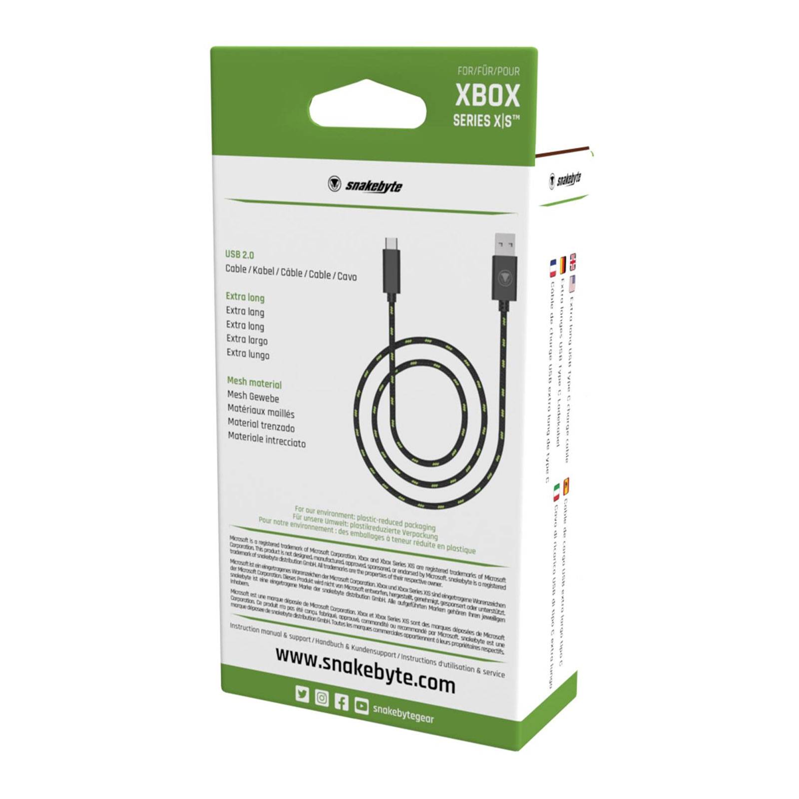 Snakebyte XSX Charge Cable Pro 5m Ladekabel