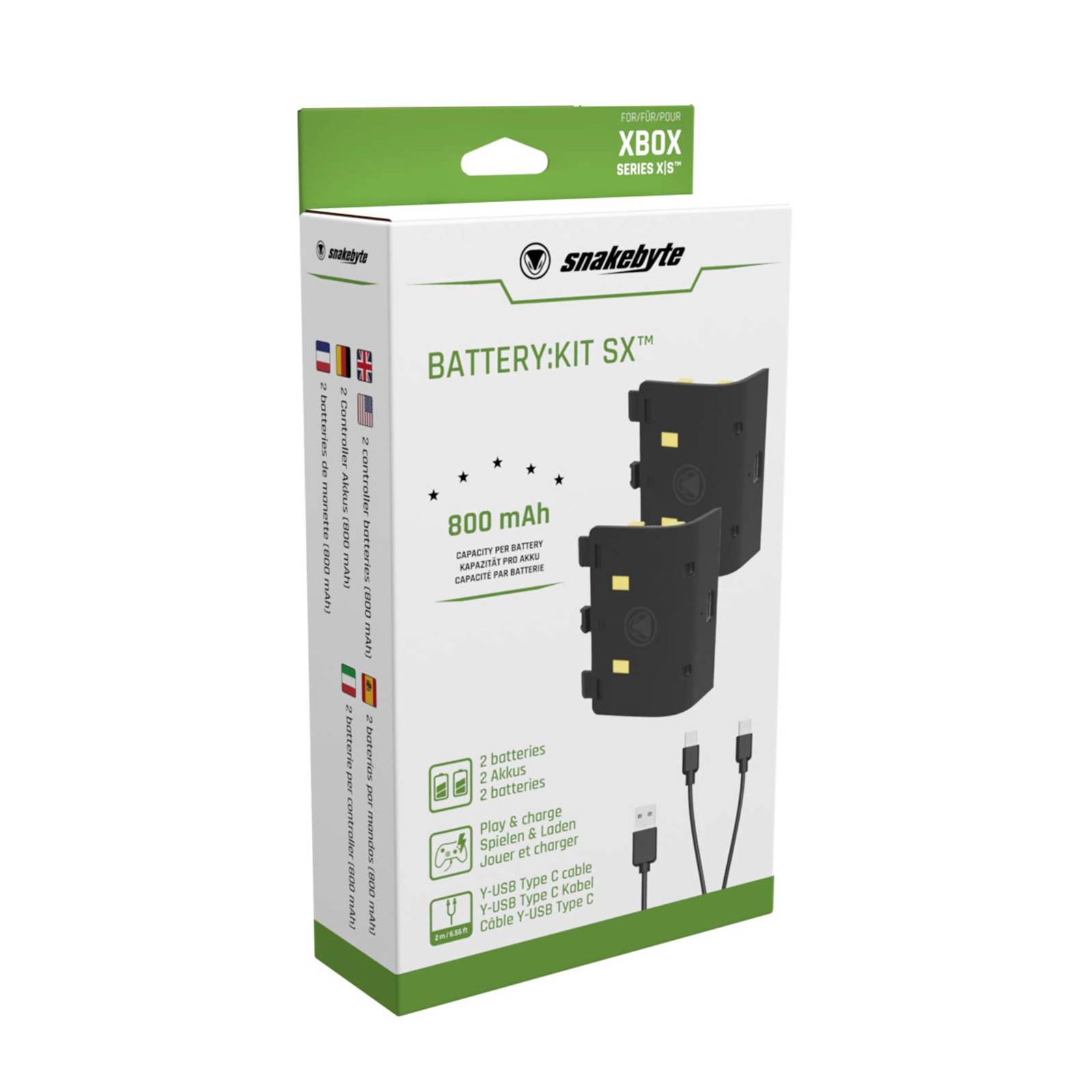 FLASHPOINT XSX Battery Kit Schwarz