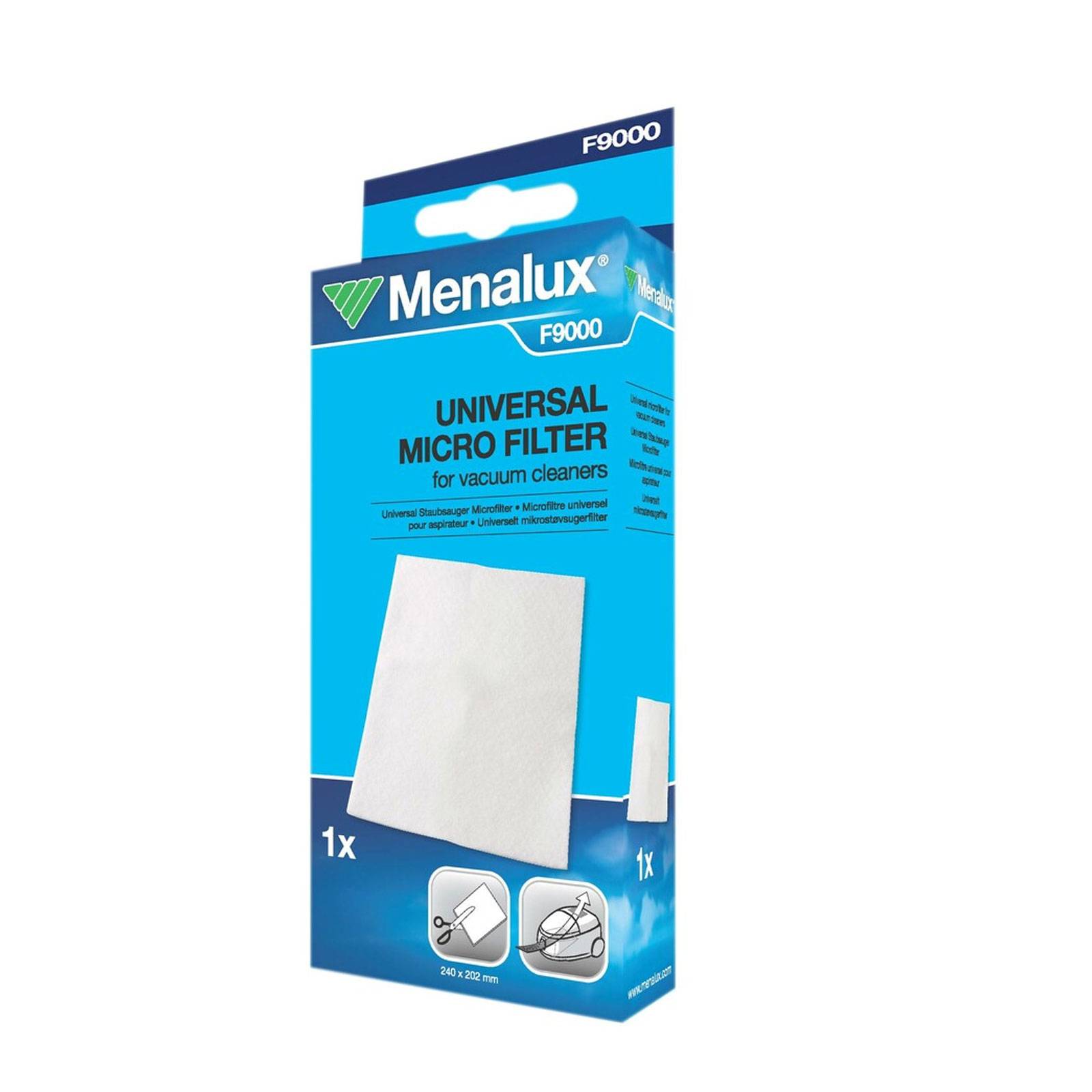 Menalux F9000 Motorfilter Zuschneidbar